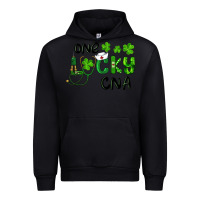 Black St. Patrick's Day One Lucky Cna Urban Hoodie - RanaPortraitStore