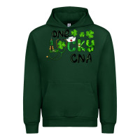 Forest Green St. Patrick's Day One Lucky Cna Urban Hoodie - RanaPortraitStore