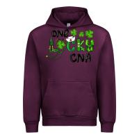 Mauve Wine St. Patrick's Day One Lucky Cna Urban Hoodie - RanaPortraitStore