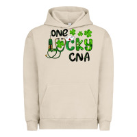 Pigment French Oak St. Patrick's Day One Lucky Cna Urban Hoodie - RanaPortraitStore