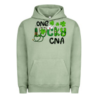 Pigment Oil Green St. Patrick's Day One Lucky Cna Urban Hoodie - RanaPortraitStore