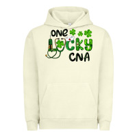 Pigment Pistachio St. Patrick's Day One Lucky Cna Urban Hoodie - RanaPortraitStore