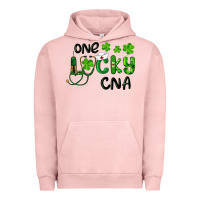 Pigment Salmon St. Patrick's Day One Lucky Cna Urban Hoodie - RanaPortraitStore