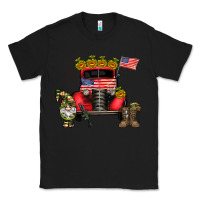 Black america soldier truck Classic Tee - CowhideDigitalArt