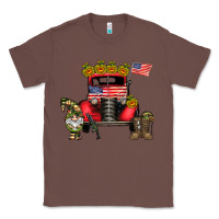 Chestnut america soldier truck Classic Tee - CowhideDigitalArt