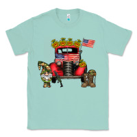Seafoam america soldier truck Classic Tee - CowhideDigitalArt