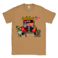 Toasted Coconut america soldier truck Classic Tee - CowhideDigitalArt