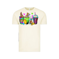 Vintage Arctic nail art coffee cups Vintage Tee - Zillion Design Studio