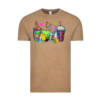 Vintage Coffee nail art coffee cups Vintage Tee - Zillion Design Studio
