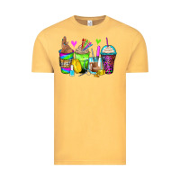 Nail Art Coffee Cups Vintage Tee | Teevron