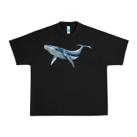 Black humpback whale Urban Heavy Tee - BarkalooDesign