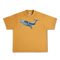 Peanut Butter humpback whale Urban Heavy Tee - BarkalooDesign