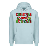 Blue Mist christmas spirit activate Premium Hoodie - MaliasSmallBusiness
