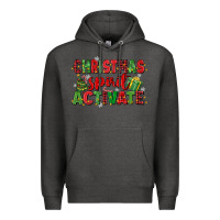 Charcoal Heather christmas spirit activate Premium Hoodie - MaliasSmallBusiness