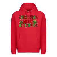 Red christmas spirit activate Premium Hoodie - MaliasSmallBusiness