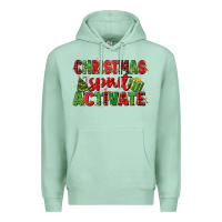 Seafoam christmas spirit activate Premium Hoodie - MaliasSmallBusiness