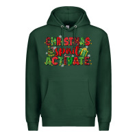 Sports Green christmas spirit activate Premium Hoodie - MaliasSmallBusiness