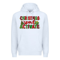 White christmas spirit activate Premium Hoodie - MaliasSmallBusiness