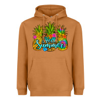 Meerkat hello summer pineapple Heavyweight Hoodie - Jasminsmagicworld