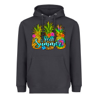 Smoke hello summer pineapple Heavyweight Hoodie - Jasminsmagicworld