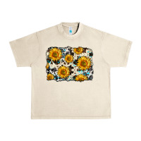 Sandshell cowhide sunflower pattern Urban Heavy Tee - Zillion Design Studio