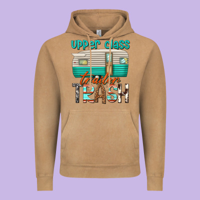 Vintage Hoodie upper class trailer trash