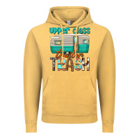 Vintage Mustard upper class trailer trash Vintage Hoodie - texasbilliewilder
