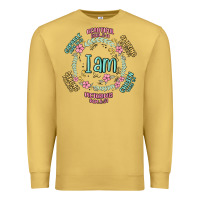Antique Gold i am inspiration Premium Sweatshirt - MaliasSmallBusiness