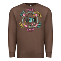 Chestnut i am inspiration Premium Sweatshirt - MaliasSmallBusiness