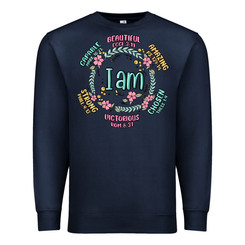 I Am Inspiration Premium Sweatshirt by MaliasSmallBusiness | Teevron