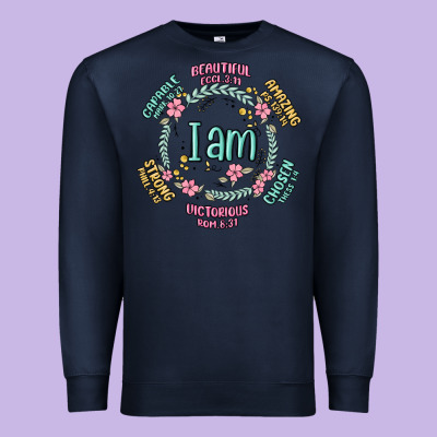 I Am Inspiration Premium Sweatshirt Designed By Maliassmallbusiness