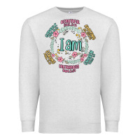 Oatmeal Heather i am inspiration Premium Sweatshirt - MaliasSmallBusiness