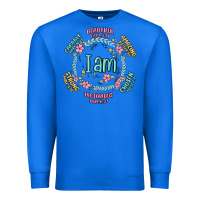 True Royal i am inspiration Premium Sweatshirt - MaliasSmallBusiness