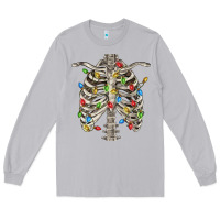 Moon Dust Christmas Rib Cage Long Sleeve Tee - FaDigitalArtStudio
