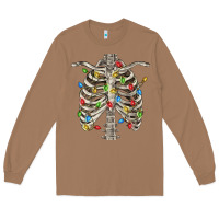 Toasted Coconut Christmas Rib Cage Long Sleeve Tee - FaDigitalArtStudio