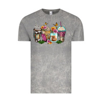 Cloud Rock floral coffee cups Vintage Tee - Zillion Design Studio