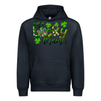 Navy st. patrick's day one lucky mama Urban Hoodie - RanaPortraitStore