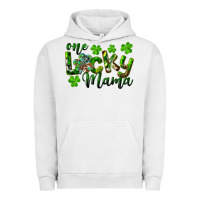 Pigment Lunar Rock st. patrick's day one lucky mama Urban Hoodie - RanaPortraitStore