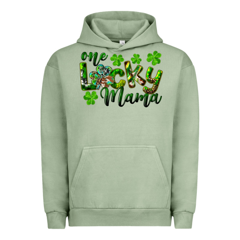 St. Patrick's Day One Lucky Mama Urban Hoodie by RanaPortraitStore | Teevron