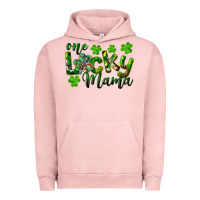 Pigment Salmon st. patrick's day one lucky mama Urban Hoodie - RanaPortraitStore