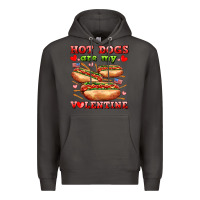 Smoke hot dogs are my valentine Premium Hoodie - AdoDesignShop