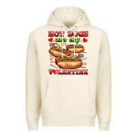 Tofu hot dogs are my valentine Premium Hoodie - AdoDesignShop