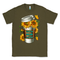 Army Green Mama Needs Coffee Cup Classic Tee - FaDigitalArtStudio