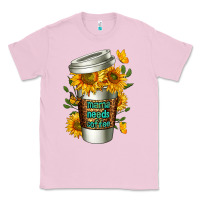 Bubblegum Pink Mama Needs Coffee Cup Classic Tee - FaDigitalArtStudio