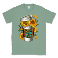 Sage Mama Needs Coffee Cup Classic Tee - FaDigitalArtStudio