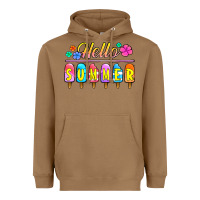 Toasted Coconut hello summer popsicles Heavyweight Hoodie - Jasminsmagicworld