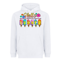 White hello summer popsicles Heavyweight Hoodie - Jasminsmagicworld