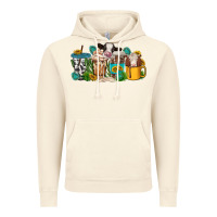 Vintage Artic western cow coffee cup Vintage Hoodie - texasbilliewilder
