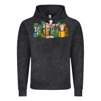 Vintage Black western cow coffee cup Vintage Hoodie - texasbilliewilder