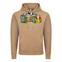 Vintage Coffee western cow coffee cup Vintage Hoodie - texasbilliewilder